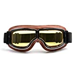 evomosa Occhiali da moto Moto Occhiali da pilota retrò Occhiali antinebbia ATV Occhiali da...