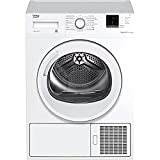 Beko - DRX837WI - Asciugatrice a Condensazione con Pompa di Calore, 15 Programmi, 8 kg - Bianco,...