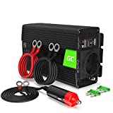 Green Cell® 300W/600W 24V 220V/230V Onda Pura Inverter Invertitore di Tensione Fotovoltaico DC AC...