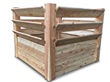 GartenDepot24 - Aiuola rialzata per erbe aromatiche in legno non trattato, 100 x 100 x 80 cm