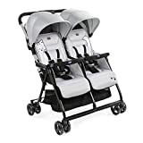 Chicco OHlalà Twin Passeggino Gemellare Doppio da 0 Mesi a 15 kg, Passeggino Leggero Reclinabile e...