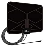 Antenna Interna TV, 1byone Antenna per DTT DVB-T/DVB-T 2 per TV con Digitale, Antenna HDTV Super...