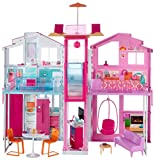 Barbie-la Casa di Malibu per Bambole con Accessori e Colori Vivaci, Giocattolo per Bambini 3+ Anni,...