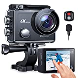 Crosstour Action Cam CT9900,Touch Screen Native 4K 60FPS External microphone WIFI Super EIS...