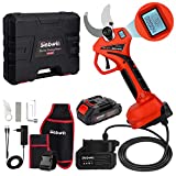 Forbici Potatura Elettriche, Siebwin 40mm Progressivo Forbice Elettrica con 6Ah Batteria, Fodero and...