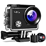 APEMAN Action Cam A77, 4K 20MP Wi-Fi Impermeabile 30M con Telecomando Fotocamera Subacquea Digitale,...