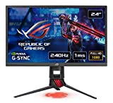 ASUS ROG STRIX XG248Q 24' (23.8') FHD (1920 x 1080) eSport Gaming Monitor, 1 ms, 240 Hz, DP, HDMI,...