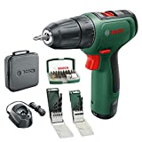 Bosch Trapano avvitatore a batteria EasyDrill 1200 (batteria da 2,0 Ah, sistema 12 volt, set di bit...
