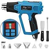 Pistola Termica 2000W Tilswall, Pistola ad Aria Calda con 12 Modalità Impostazioni di Temperatura:...