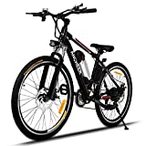 Ancheer Bicicletta Elettrica Bici da Montagna con Batteria al Litio da 26 Pollici 36V 250W 21...