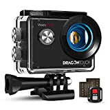 Dragon Touch Action Cam 4K 20MP WiFi Subacquea Ultra HD Fotocamera, Schermo da 2 Pollici 170°...