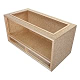 REPITERRA - terrario in legno 100 x 50 x 50 cm per tartaruga ventilazione superiore