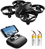 Potensic Mini Drone con Telecamera Telecomando Quadricottero WiFi Batteria Rimovibile con Funzione...