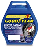 Goodyear 77910 'G9', Catene neve auto 9 mm, Misura 095, Omologate TUV e GS Onorm