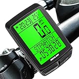 Dichlink Contachilometri Bici Wireless, Contachilometri Bici Senza Fili 5 impostazioni della Lingua...