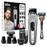 Braun MGK7220 Rifinitore 10-In-1, Regolabarba, Tagliacapelli Uomo Professionale e Rifinitore Corpo...