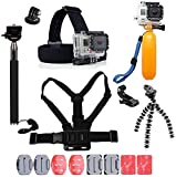 YHTSPORT 11 in 1 Kit Accessori per Action Cam Compatibile con GoPro Hero 9 8 Max 7 6 5 4 Black GoPro...