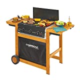 Campingaz Adelaide 3 Woody Grill Barbecue a Gas a 3 Bruciatore, Potenza di 14 kW, Sistema InstaClean...