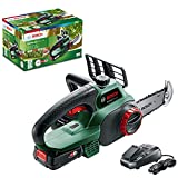 Bosch UniversalChain 18 Motosega Elettrica Senza Fili Con Batteria, 34.5 x 20.5 x 23.5 Cm, Verde...