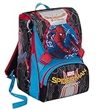 Zaino scuola ESTENSIBILE MARVEL - SPIDERMAN HOMECOMING - Nero Blu Rosso 31Lt