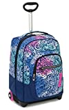 Trolley Fit Seven Pinkshade, Blu, 35 Lt, 2in1 Zaino con Sollevamento Spallacci per uso Trolley,...